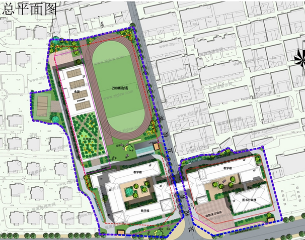 张家港市暨阳小学异地新建规划建筑设计方案批前公示